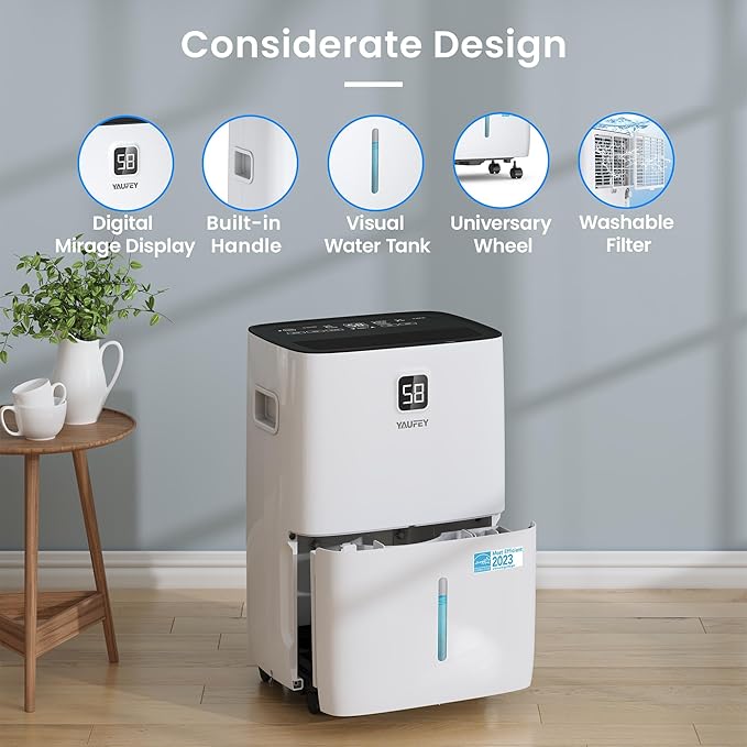 Yaufey 80 Pints Energy Star Dehumidifier - Image 6