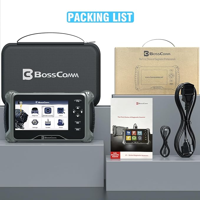 2026 BOSSCOMM IF745 OBD2 Scanner, All Systems Car Code Reader Scan Tool - Image 9