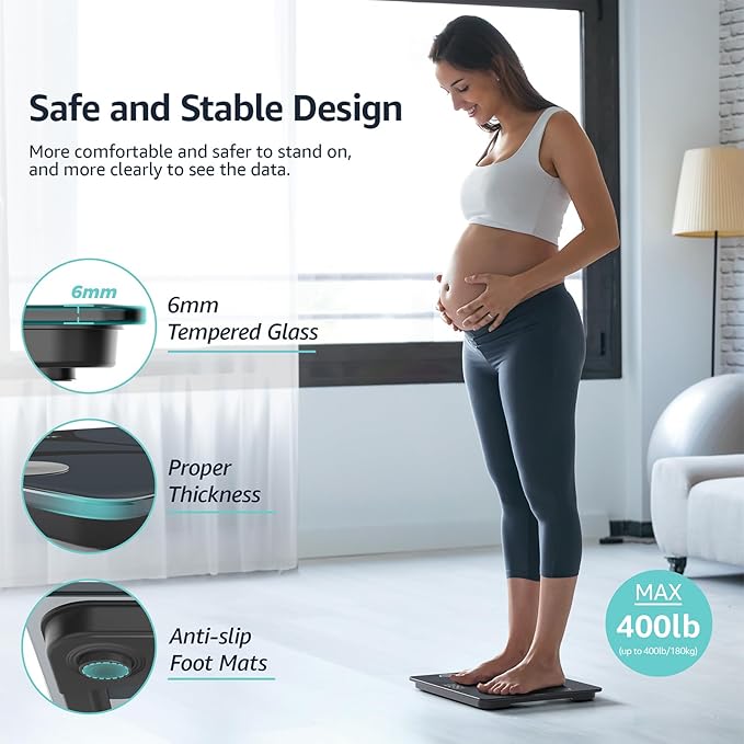 Posture Scale for Body Weight, Digital Bathroom Smart Scale, 13 Body - Image 8