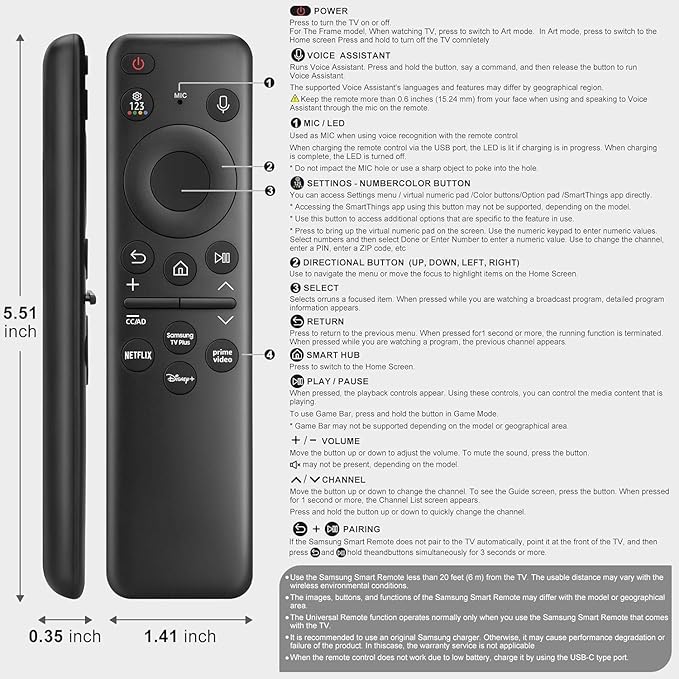 Voice Remote Replacement Control Compatible - Image 7