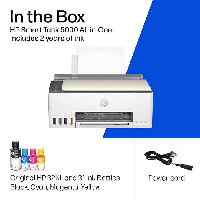 HP Smart Tank 5000 Wireless All-in-One Ink Tank Printer, Copier - Image 15