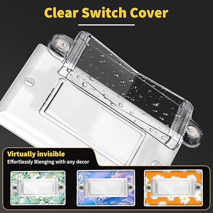 Magnetic Light Switch Guard Cover- PSZEZNZ Light Switch Outlet Covers - Image 2