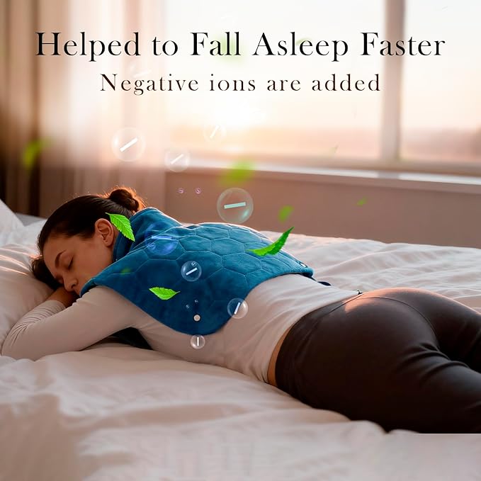 Nalax 30s Fast Heating Pad for Neck and Shoulders and Back, 6X Deeper Far - Image 6