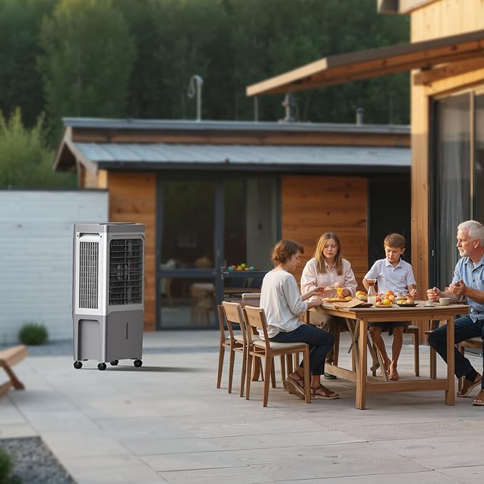 VEVOR Evaporative Air Cooler & Swamp Cooler, 1800 CFM Air Conditioner - Image 8