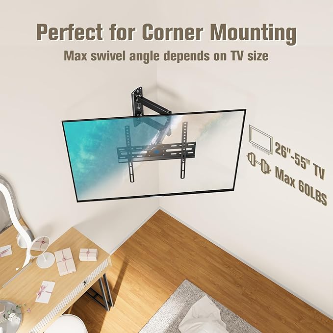 Mounting Dream TV Wall Mount Swivel and Tilt - Image 6