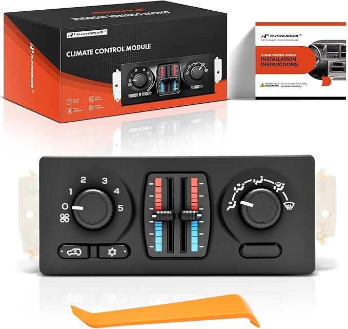 A-Premium Manual Climate Control Module A/C& Heater Control Panel Compatible by A-Premium