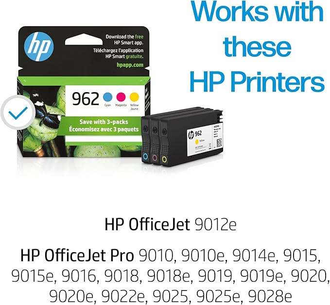 HP 962 Cyan, 9020 | Eligible for Instant Ink | 3YP00AN - Image 2