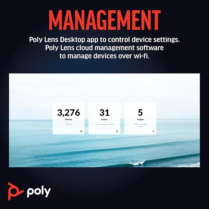 Poly Studio R30 4K Video Conferencing Bar – Camera, & Speaker - Image 6