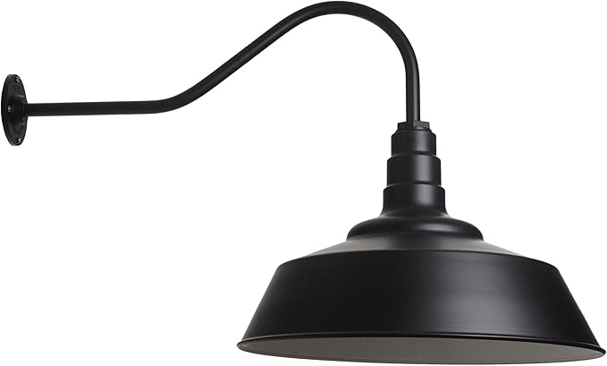 Steel Lighting Co. Large Outdoor Barn Light | Gooseneck Light Fixture | Made in by SteelLightingCo