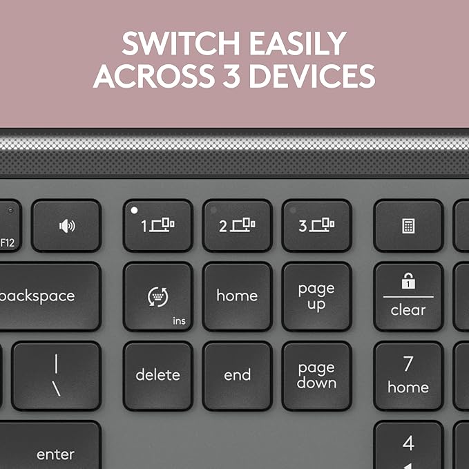 Logitech MK955 Signature Slim Wireless Keyboard and Mouse Combo, - Image 7
