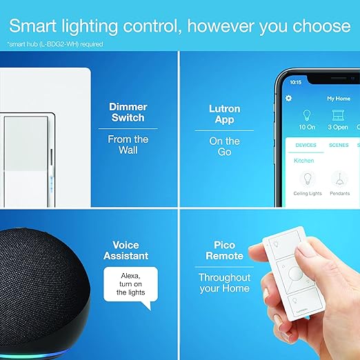 Lutron Diva Smart Dimmer Light Switch - Image 13