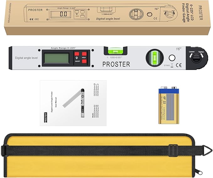 Proster 0-225° Digital Angle Finder Protractor - Image 7