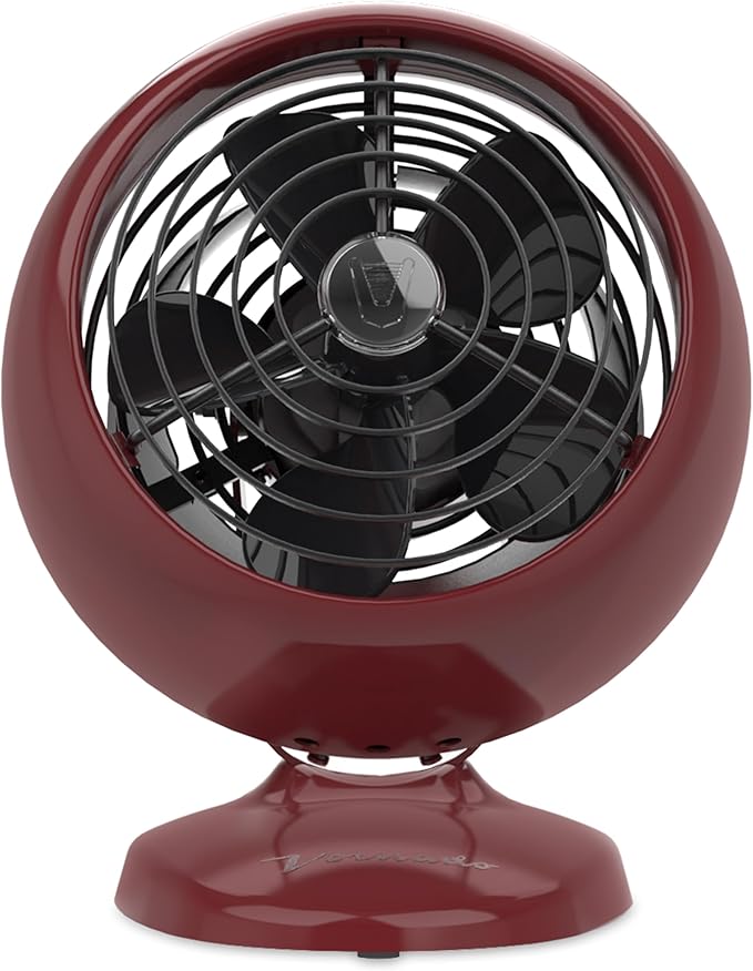 Vornado VFAN™ Mini Fan, Classic Vintage Fan, Retro Metal Air Circulator - Image 6
