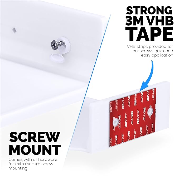 BRAINWAVZ 6.5" Corner Shelf Mount - Image 5