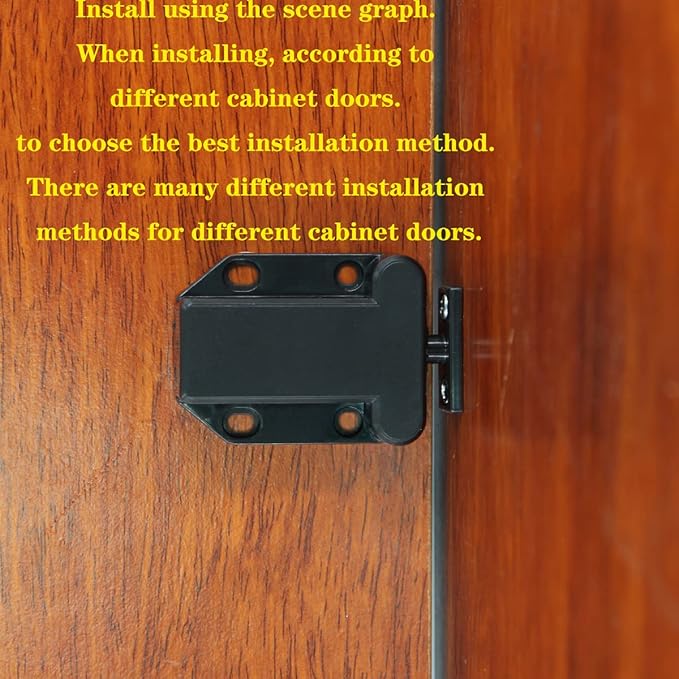 Cabinets Push Latch Cabinet & Furniture Door Catches Cabinet Latch Rebound - Image 3