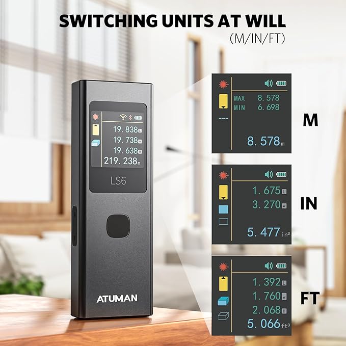 ATuMan 3 in 1 Laser Distance Meter - Image 3