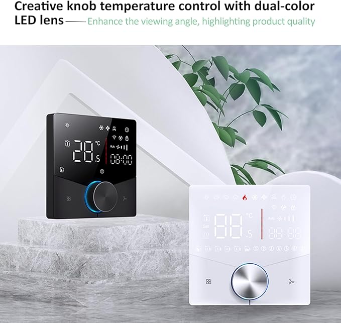 WiFi Central AC Thermostat Energy Saving Control Wall Mounted Programmable - Image 5