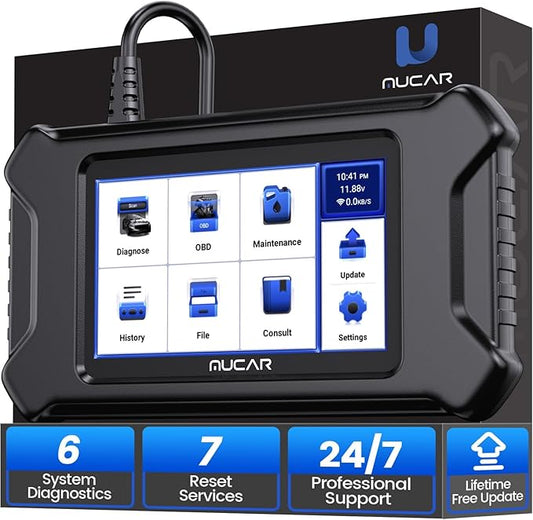 MUCAR CS6 OBD2 Scanner Diagnostic Tool, Engine Transmission BCM Car Scanner by MUCAR