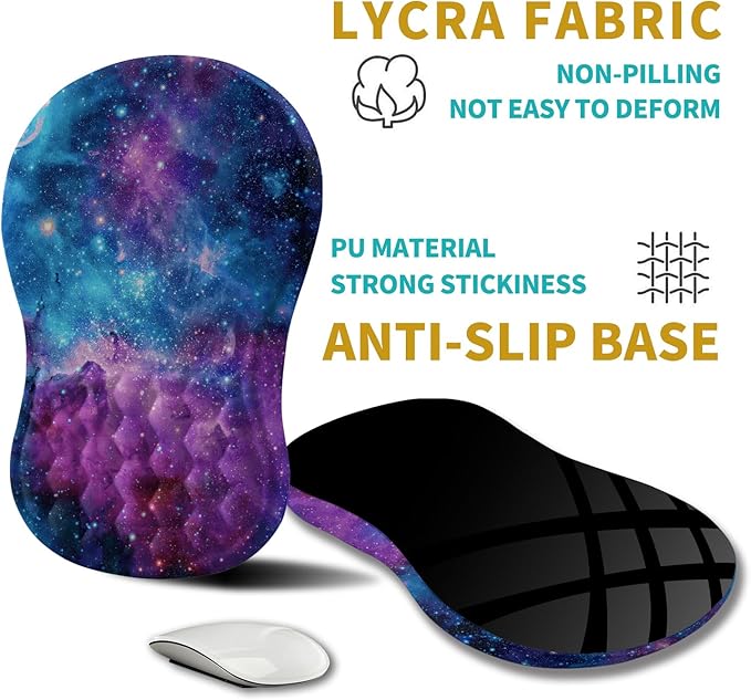 Hokafenle Ergonomic Mouse Pad Wrist Support, Wrist Rest Mousepad - Image 5