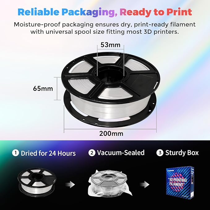 Flashforge 3D Printer Filament Silk PLA 1.75mm 1kg Spool-Dimensional Accuracy - Image 7