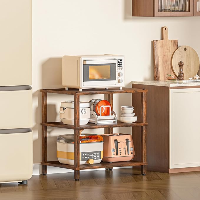 3-Tier AV Media Player Stand, Modern Stereo Cabine, Game Console Shelf - Image 9
