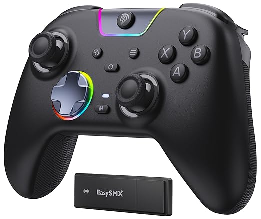EasySMX X05Pro Wireless PC Controller – Quiet-Press Buttons, 2-Stage Impulse by EasySMX