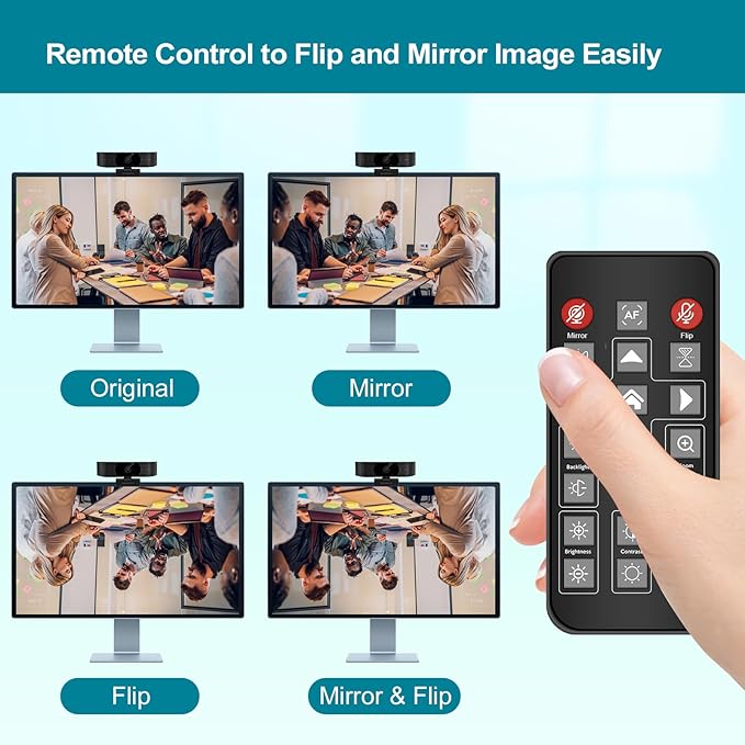 4K Webcam for PC, Ultra HD 4K 12MP Webcam - Image 8
