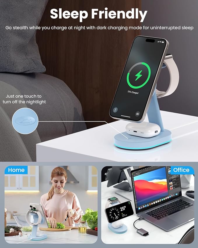 3 in 1 Wireless Charger Charging Station - Image 6