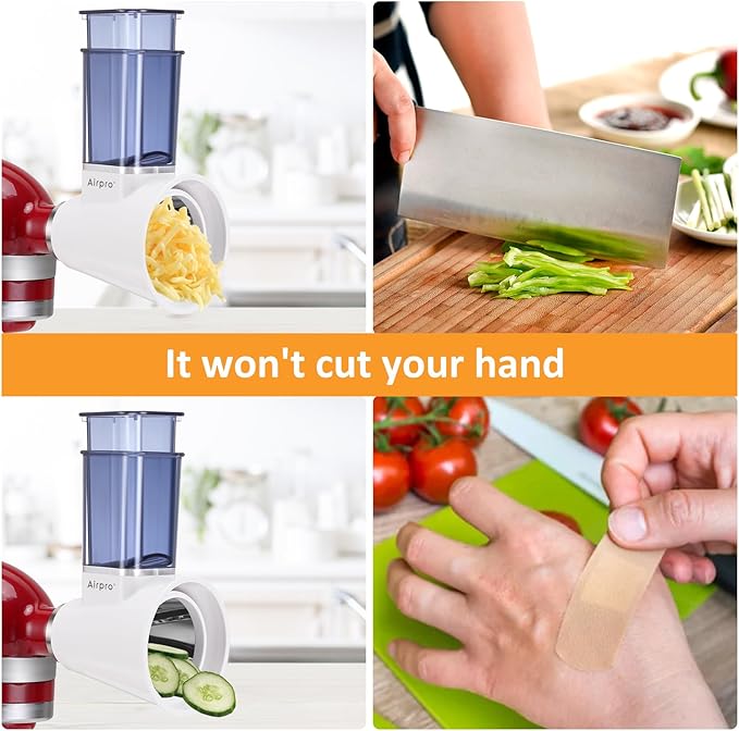 Slicer Shredder Attachment for Kitchenaid Stand Mixer, Salad Machine - Image 4
