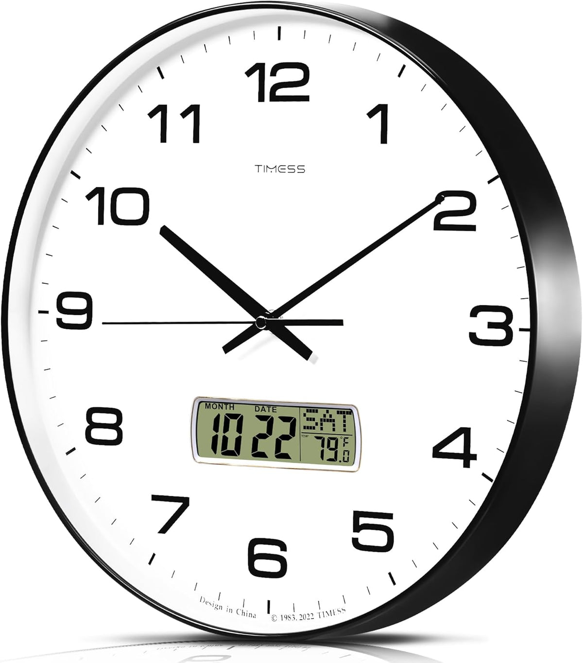 TIMESS Wall Clock, Ideal Modern Home, Office Decor