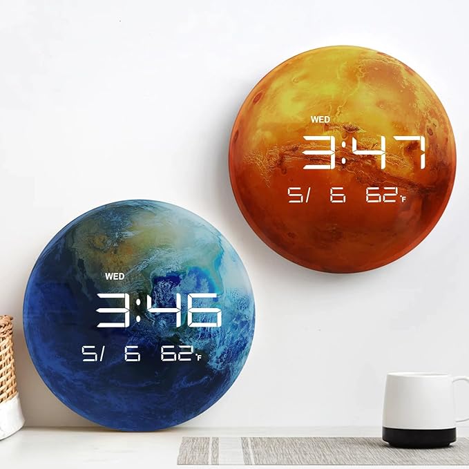 Nbdeal 13" Digital Wall Clock - Image 7