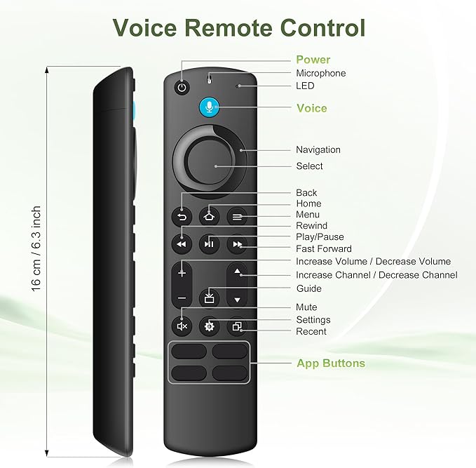 Replacement Voice Remote Control Fit - Image 7