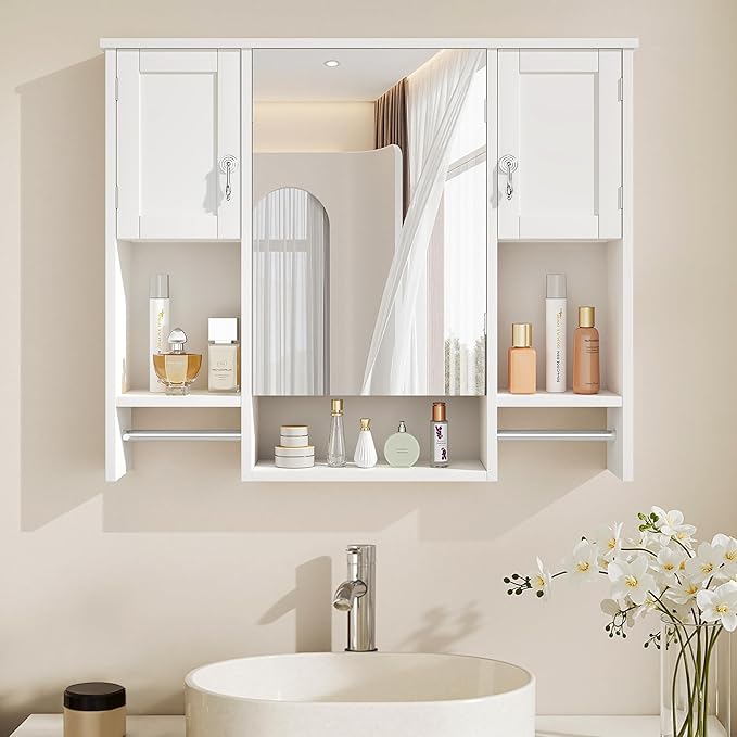 VECELO Bathroom Wall Cabinet by VECELO
