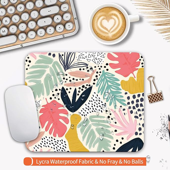 Armanza Square Mouse Pad Tropical Plants, Personalized Premium-Textured Custom - Image 3