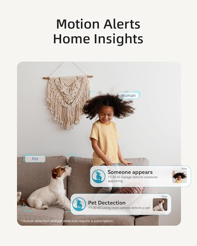 blurams Indoor Security Camera, 5GHz/2.4GHz Dual-Band, 2K PZT Pet Camera - Image 4