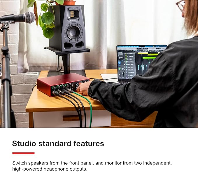 Focusrite Scarlett 18i16 4th Gen USB Audio Interface, - Image 4