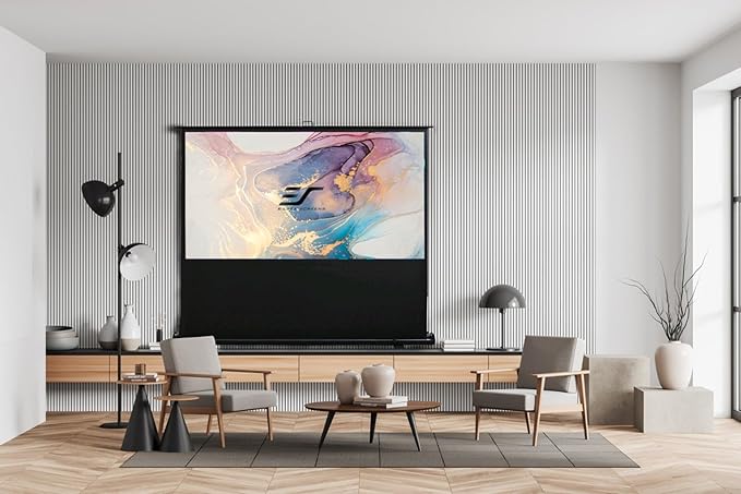 Elite Screens ezCinema Series, 150-INCH 16:9, Manual Pull Up Projector Screen - Image 2