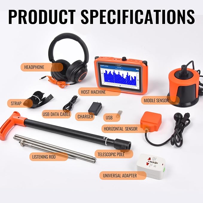 PQWT L3000 Acoustic Water Leak Detector - Image 8