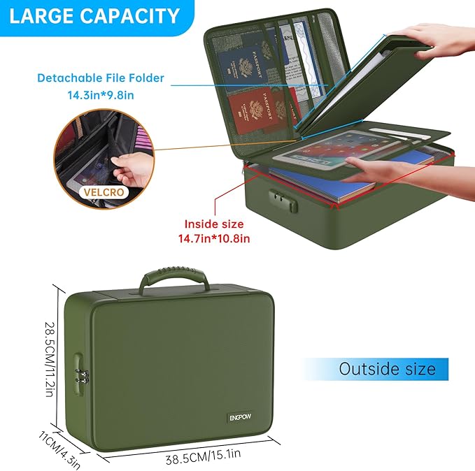 ENGPOW 5200℉ Fireproof File Organizer Bag - Image 5