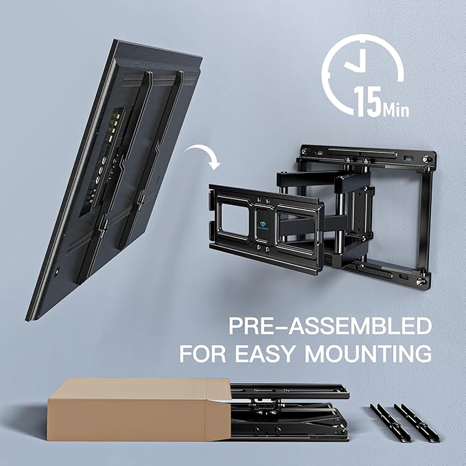 PERLESMITH TV Wall Mount Full Motion - Image 4