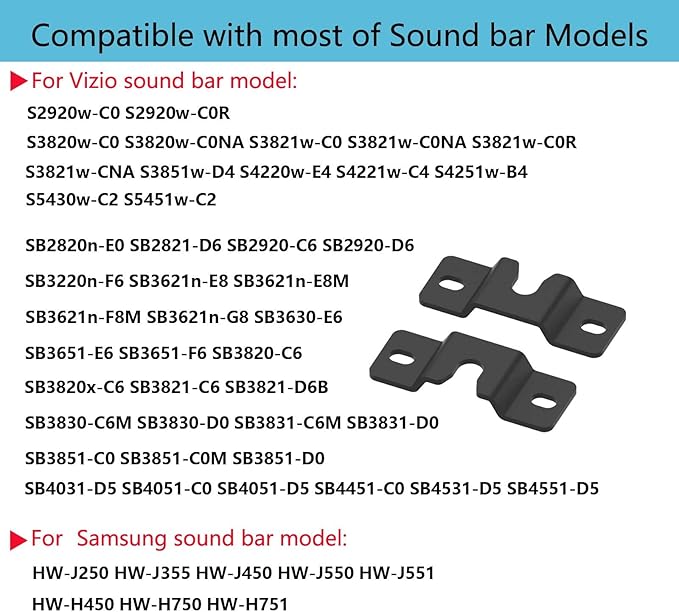 Vdsvksd Sound Bar Mounting Bracket, SoundBar Wall Mount Brackets - Image 4