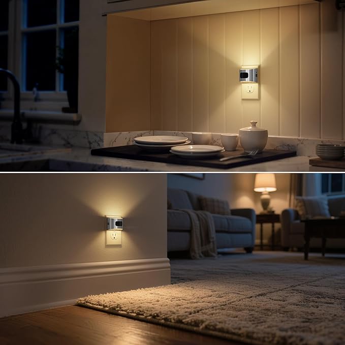 DORESshop LED Night Light, 3 Mode Plug in Night Light - Image 7