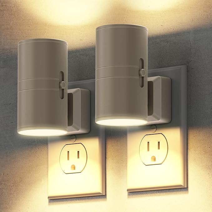 Briignite Night Lights Plug into Wall, Modern LED Night Light Plug in, Dusk to by WelcometoBriigniteenjoyyourshopping