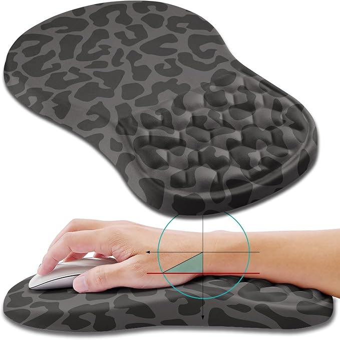 Hokafenle Ergonomic Mouse Pad Wrist Support, Wrist Rest Mousepad by Hokafenle