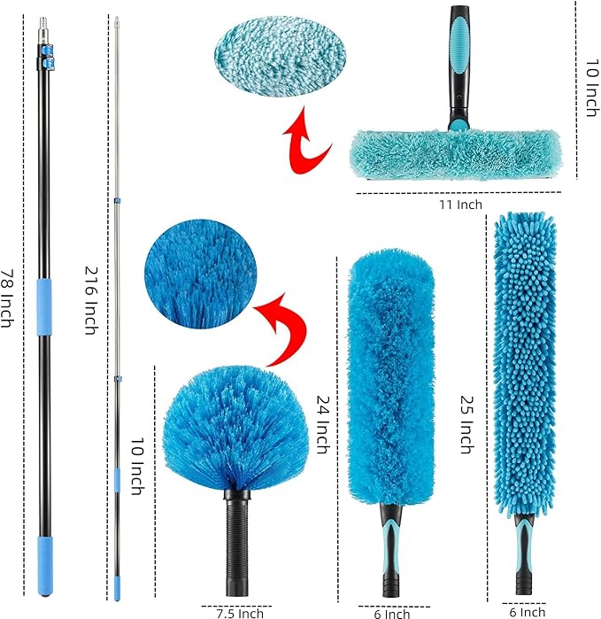 Hicavar 25 Foot High Ceiling Fan Duster - Image 2