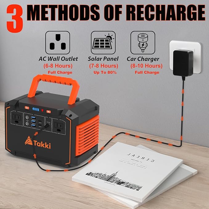 Takki 300W Solar Generator 240Wh Portable Power Station - Image 6