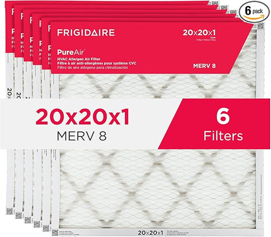 Frigidaire PureAir® 20x20x1 MERV 8 Allergen Electrostatic Pleated Air by Frigidaire
