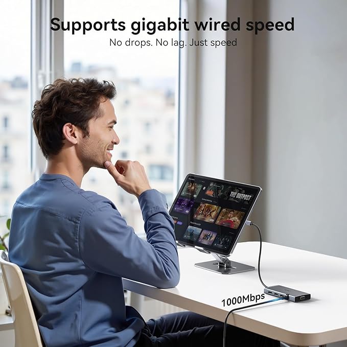 USB C Docking Station Dual Monitor Adapter - Image 8