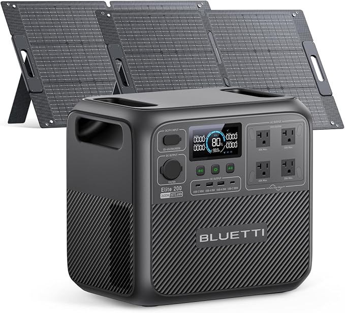 BLUETTI Solar Generator Elite 200 V2 by BLUETTI
