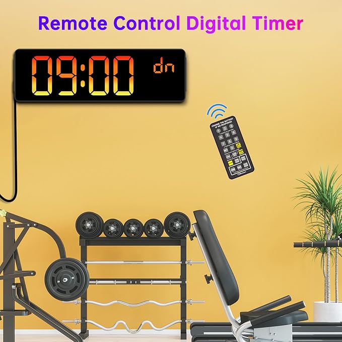 Soobest 14.2" Large Display Digital Wall Clock - Image 5